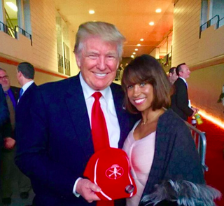 Donald Trump and Stacey Dash